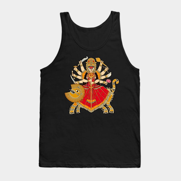 Goddess durga Tank Top by Prita_d